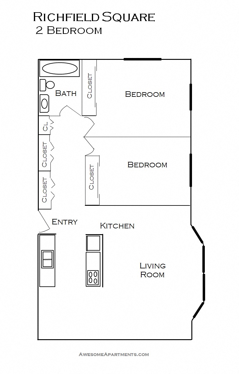 Richfield Square Apartments floorplan